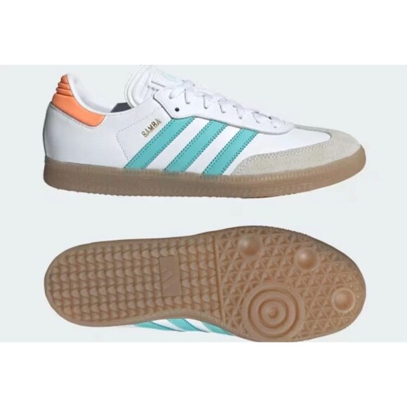 Adidas Men's MLS Inter Miami x Samba Originals Size 10 Blue/Orange IH8160 NEW - Picture 6 of 11